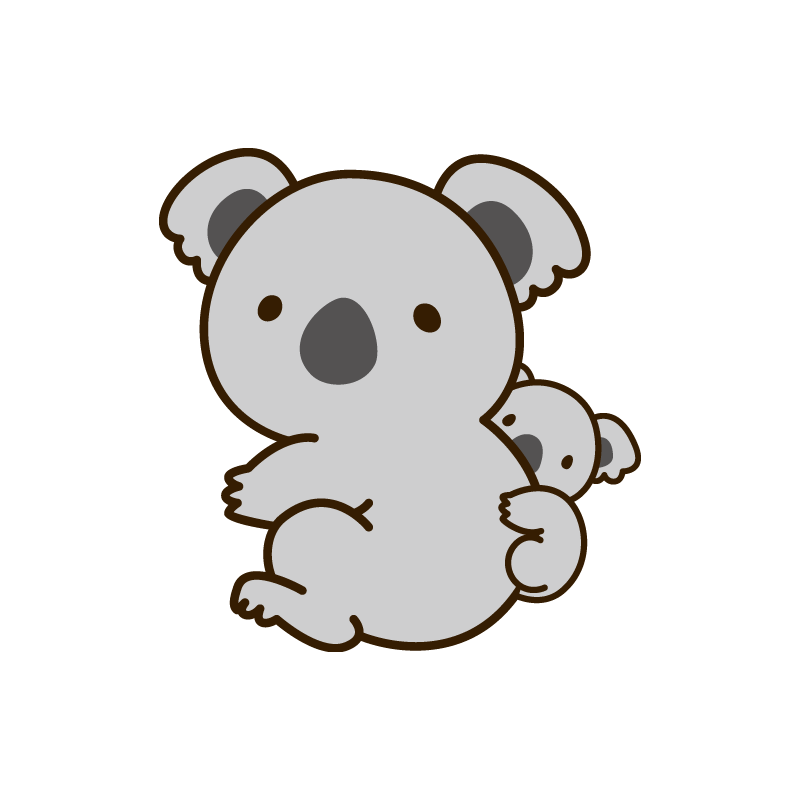 Baby Koala Png - Baby Koala Stickers, Cute Koala Sticker, Animal Child Decal, Baby Koala Decals, Children Room Adhesives : Deco Soon, Transparent background PNG HD thumbnail