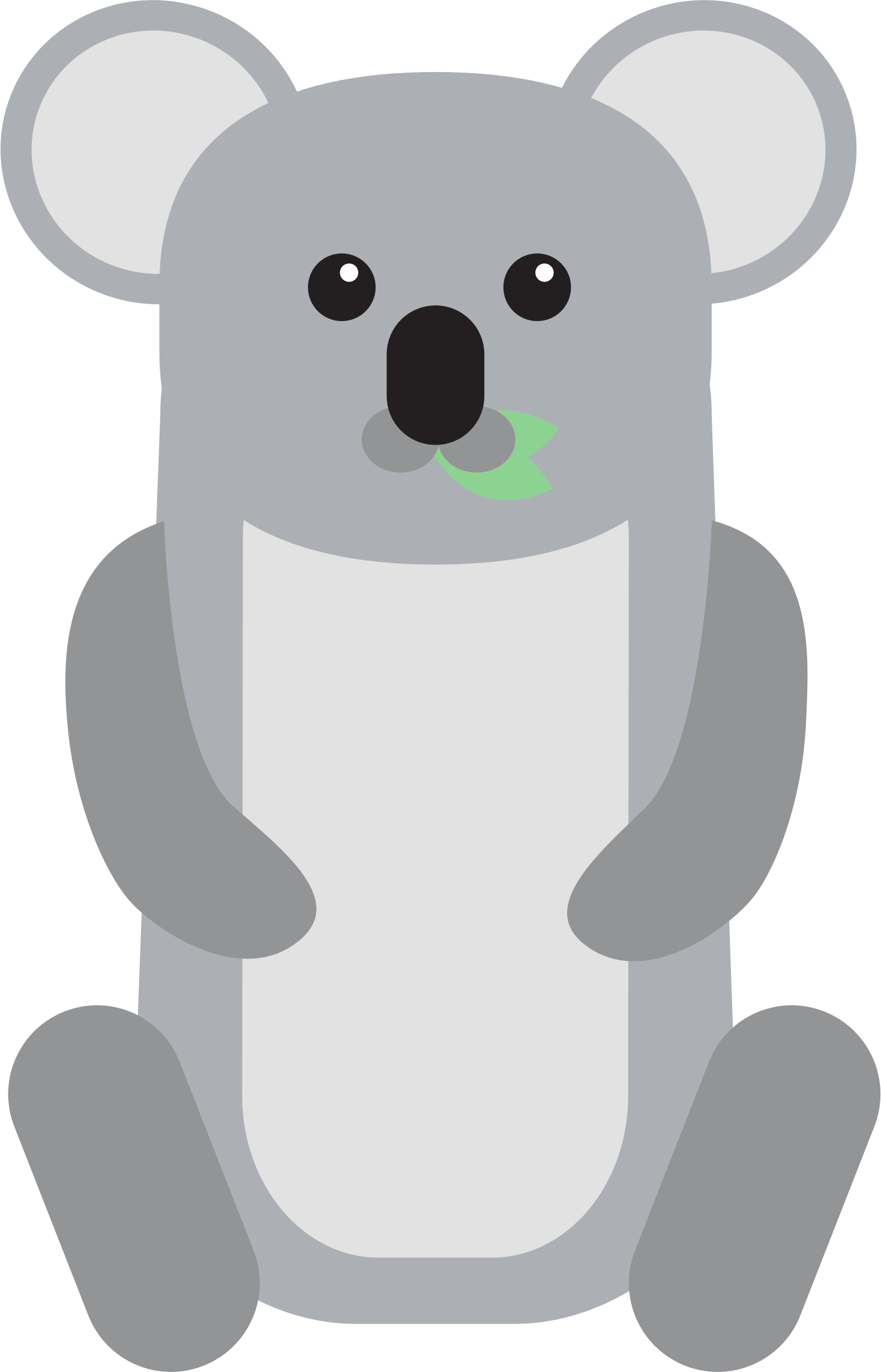 Big Image (Png) - Baby Koala, Transparent background PNG HD thumbnail