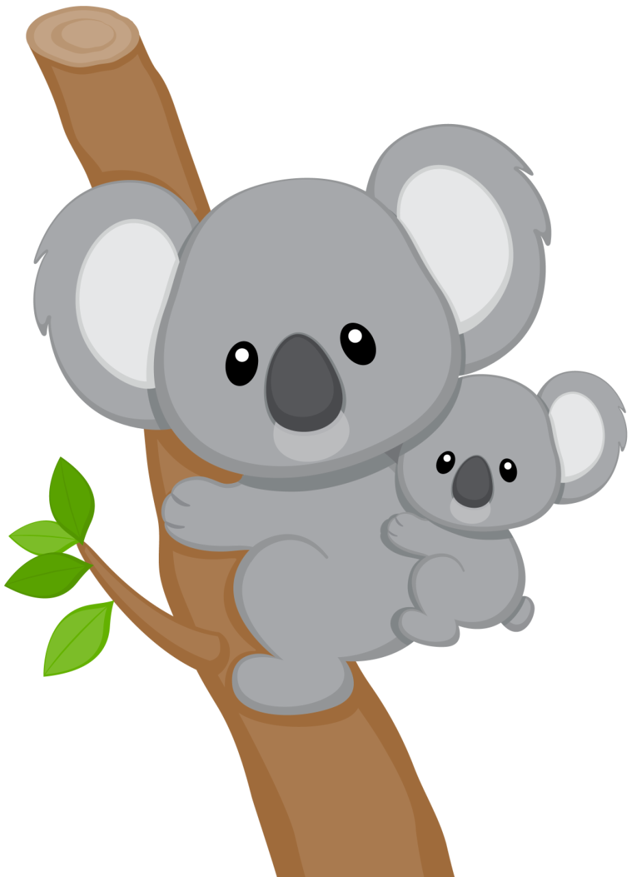 Baby Koala Png - Cutting Files, Transparent background PNG HD thumbnail