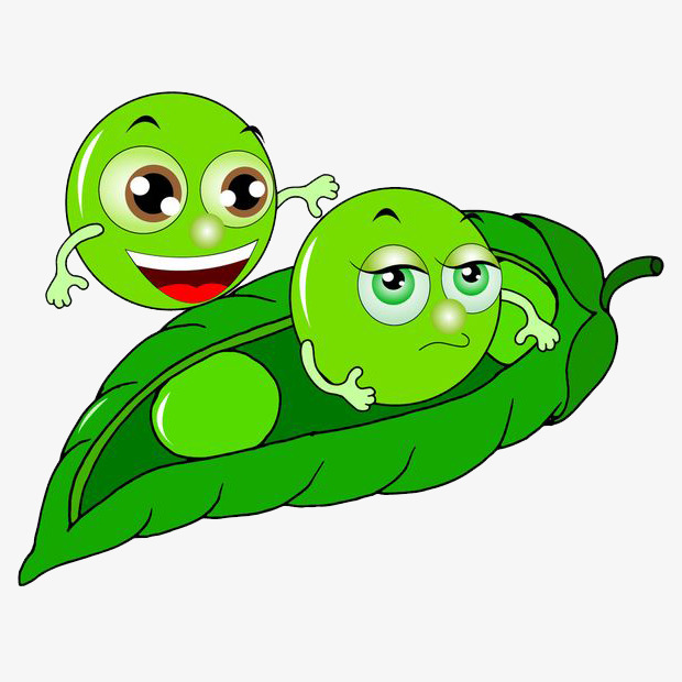 Baby Pea Baby, Cartoon Soybean, Soybean, Cartoon Peas Png Image And Clipart - Baby Pea Pod, Transparent background PNG HD thumbnail