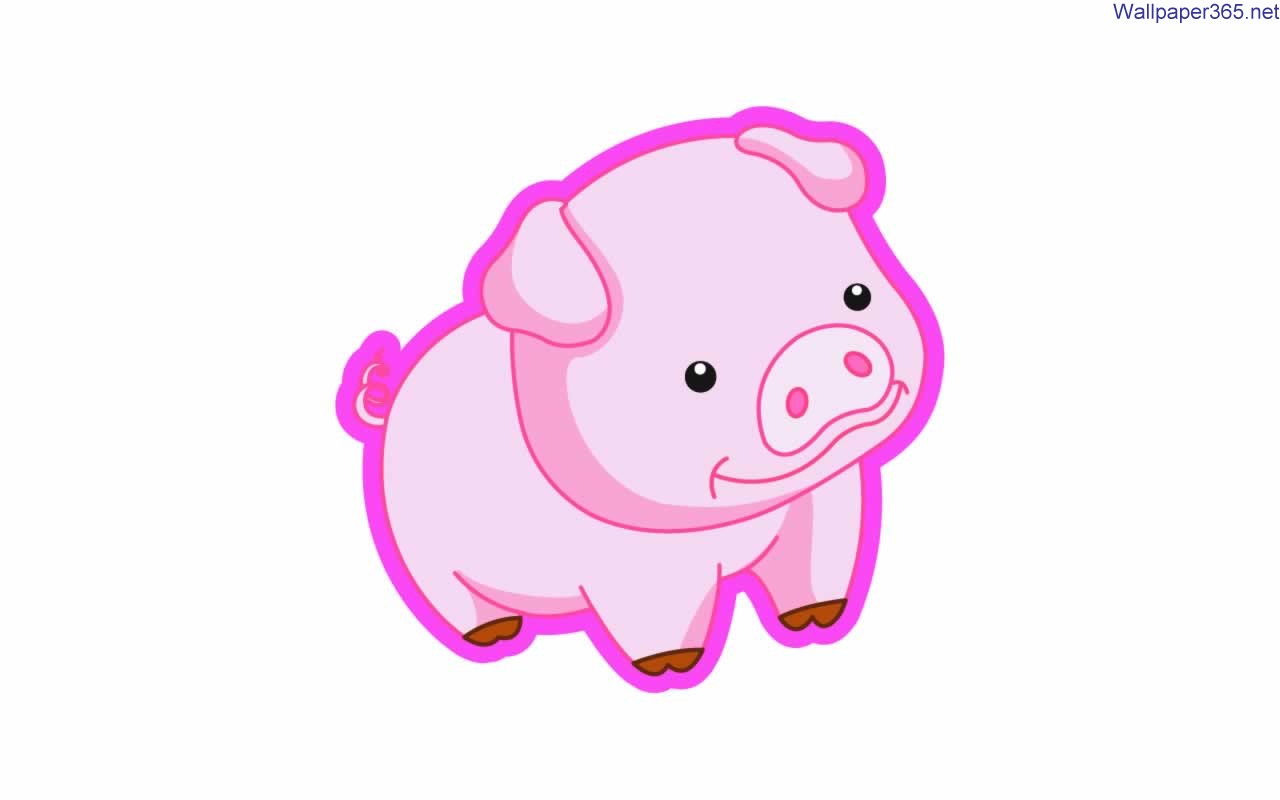 Cartoon Pig Wallpaper 26701 Hd Wallpapers In Animals - Baby Pig, Transparent background PNG HD thumbnail