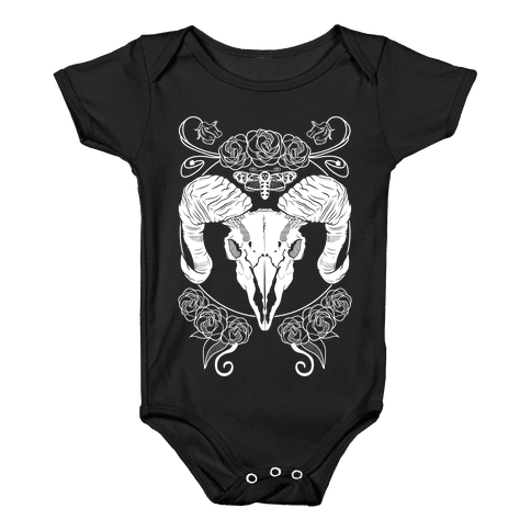 Skull Of Ram Baby Onesy - Baby Ram, Transparent background PNG HD thumbnail