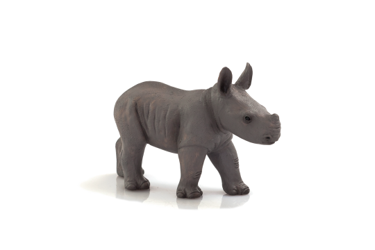 Rhino Baby Standing - Baby Rhino, Transparent background PNG HD thumbnail