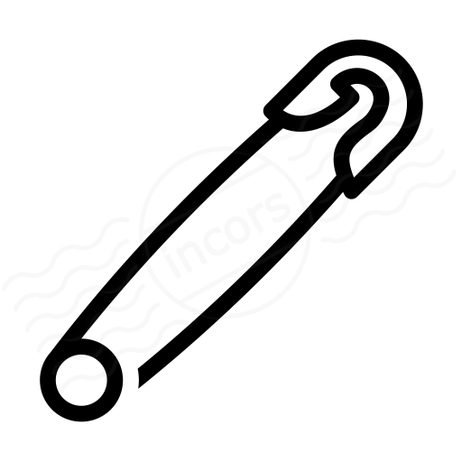 Safety Pin Icon - Baby Safety Pin, Transparent background PNG HD thumbnail