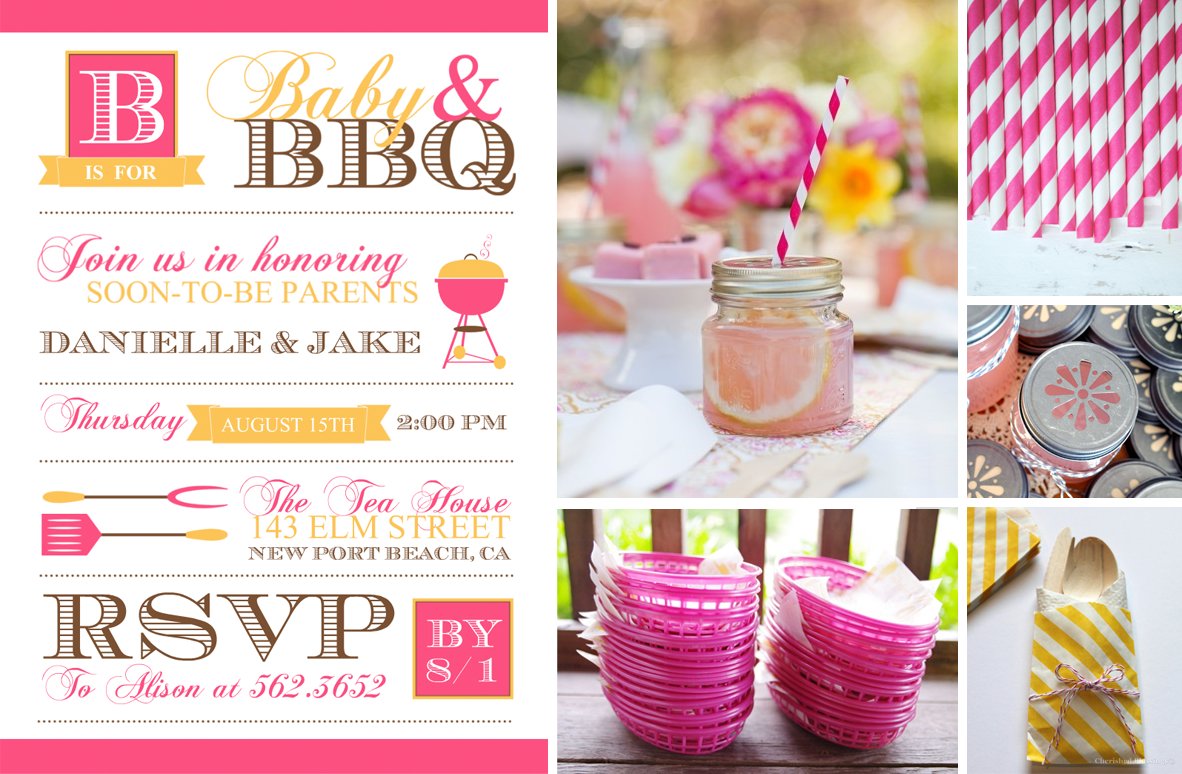 Co-Ed Baby Shower Barbecue In