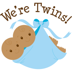 Ethnic Twin Boys · Twins Dinosaur Babies - Baby Twins Boys, Transparent background PNG HD thumbnail