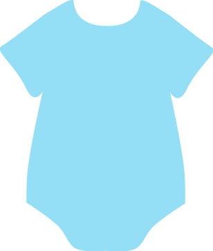 Blue Onesie - Baby Vest, Transparent background PNG HD thumbnail