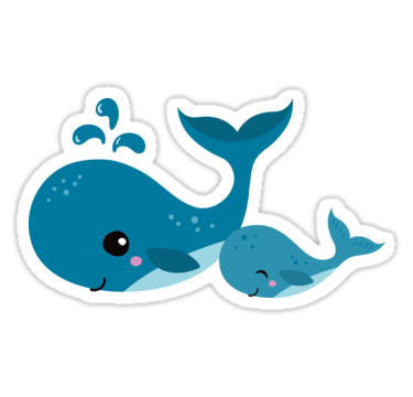 Cute Whale Png Pic - Baby Whale, Transparent background PNG HD thumbnail
