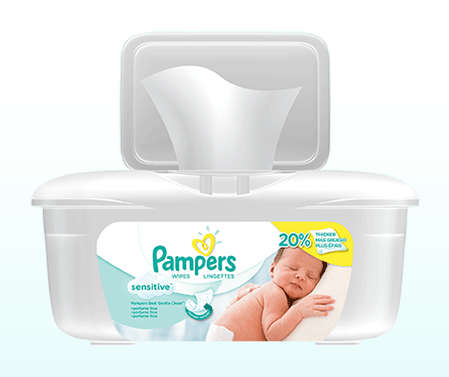 Pampers Wipes - Baby Wipes, Transparent background PNG HD thumbnail