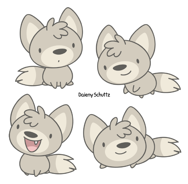 Baby Wolf By Daieny Hdpng.com  - Baby Wolf, Transparent background PNG HD thumbnail
