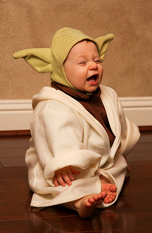 Yoda Baby Costume - Baby Yoda, Transparent background PNG HD thumbnail