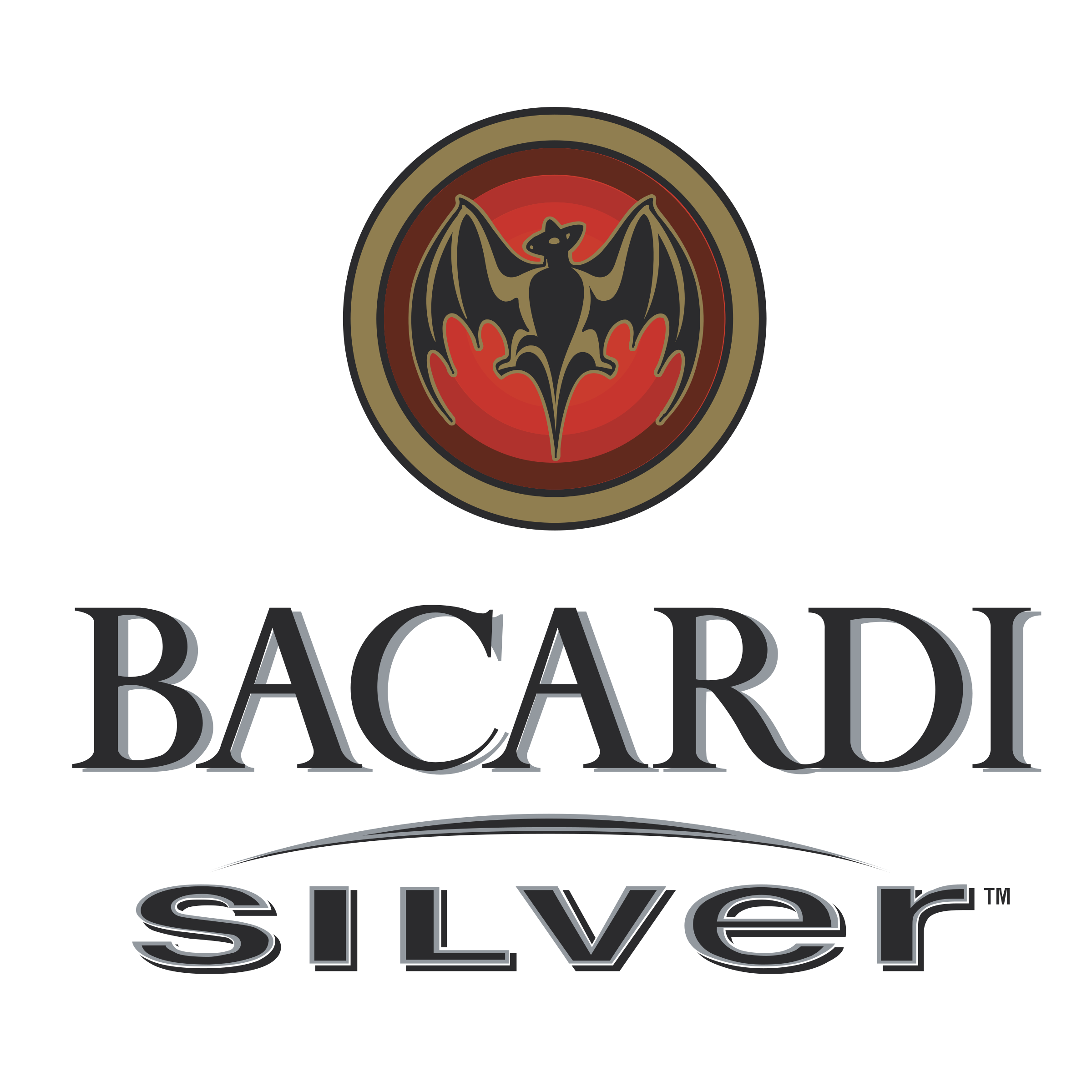 Bacardi Silver Logo Png Transparent & Svg Vector   Pluspng Pluspng.com - Bacardi, Transparent background PNG HD thumbnail