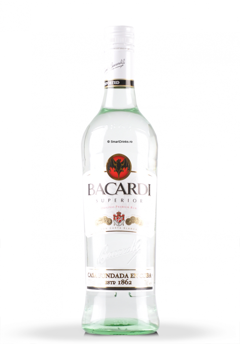 Filename: 0357 Bacardi Superior Original Premium Rum Gallery 1 973X1395.png - Bacardi, Transparent background PNG HD thumbnail