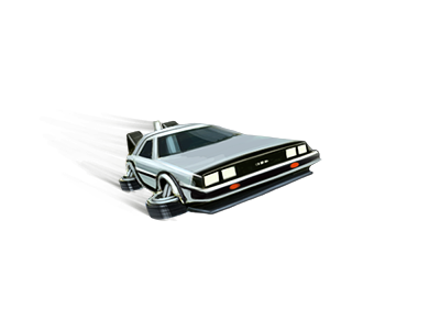147 Backtothefuture Delorean - Back To The Future, Transparent background PNG HD thumbnail