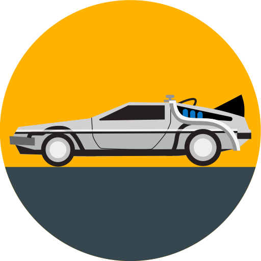 Back To The Future, Car, Delorean, Future, Transport, Transportation, Vehicle - Back To The Future, Transparent background PNG HD thumbnail