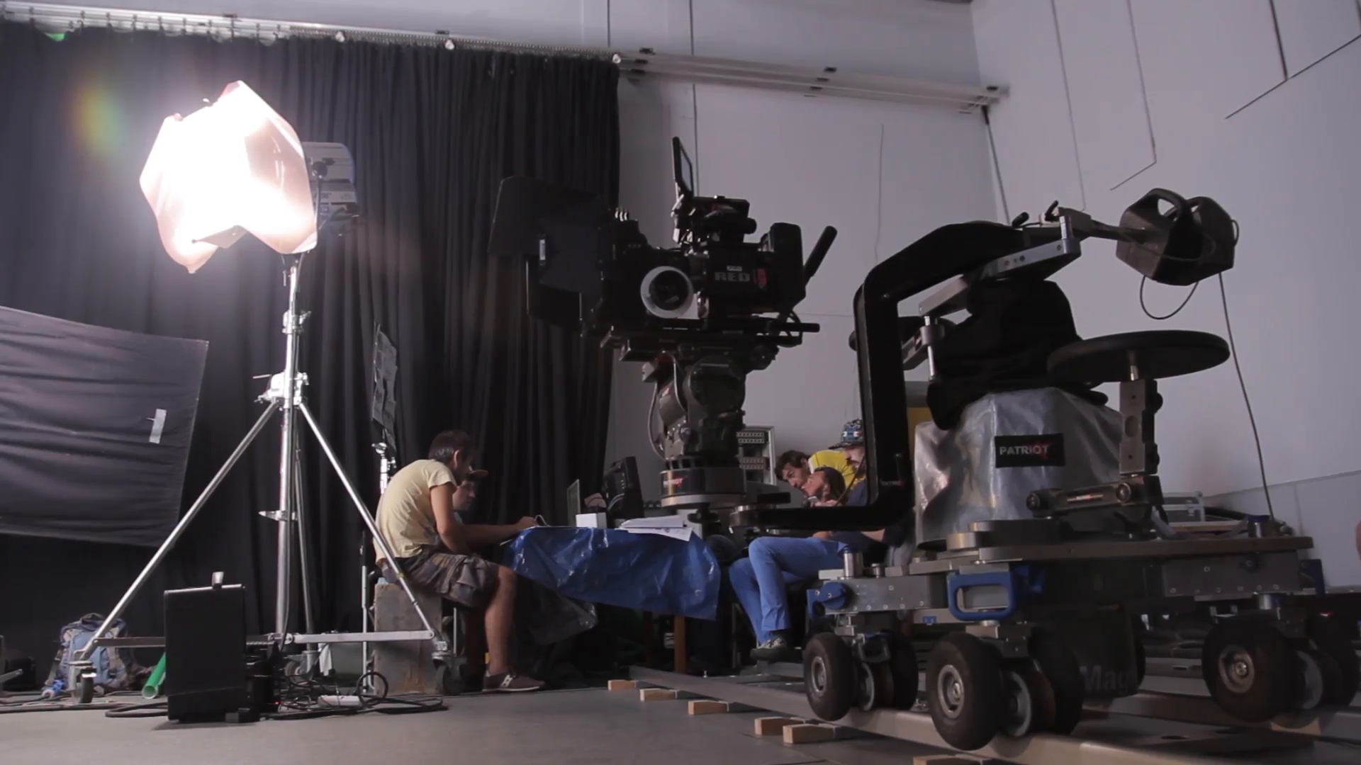 The Backstage Of The Filming In The Studio. People On The Set Stock Video Footage   Videoblocks - Backstage Crew, Transparent background PNG HD thumbnail