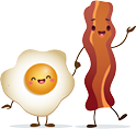 Bacon And Egg - Bacon And Egg, Transparent background PNG HD thumbnail