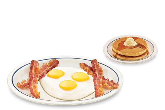 Bacon U0026 Eggs Breakfast - Bacon And Egg, Transparent background PNG HD thumbnail