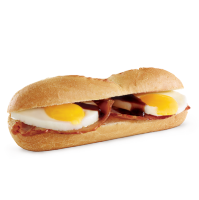 Vector painted egg and bacon,