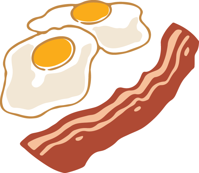 Vector Eps Clipart, Bacon And Eggs Copyright: Unless Otherwise Noted We Make No Warranties Or Guarantees Regarding Copyright Or Ownership Of Individual Hdpng.com  - Bacon And Eggs, Transparent background PNG HD thumbnail