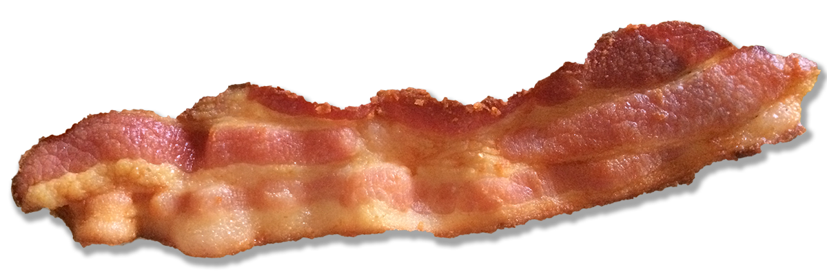 Strip Of Bacon - Bacon, Transparent background PNG HD thumbnail
