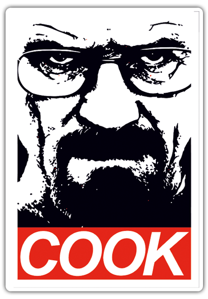 Car U0026 Motorbike Stickers: Breaking Bad Cook - Bad Cook, Transparent background PNG HD thumbnail