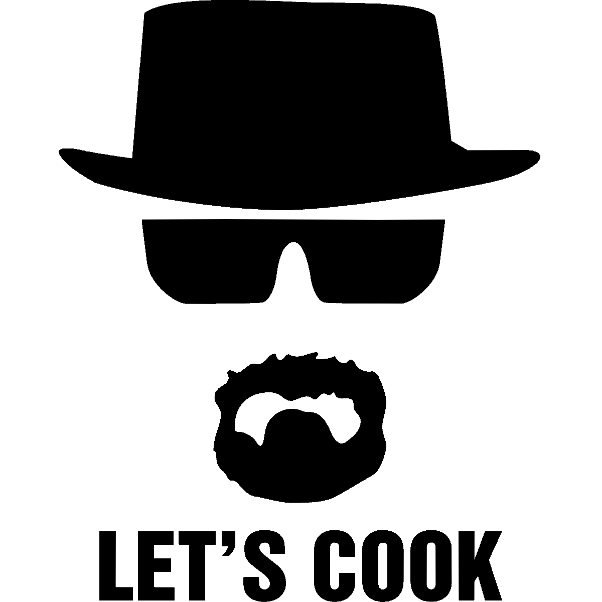 Sticker Letu0027S Cook   Breaking Bad   Stickers Muraux Pour Frigo   Ambiance Sticker. - Bad Cook, Transparent background PNG HD thumbnail