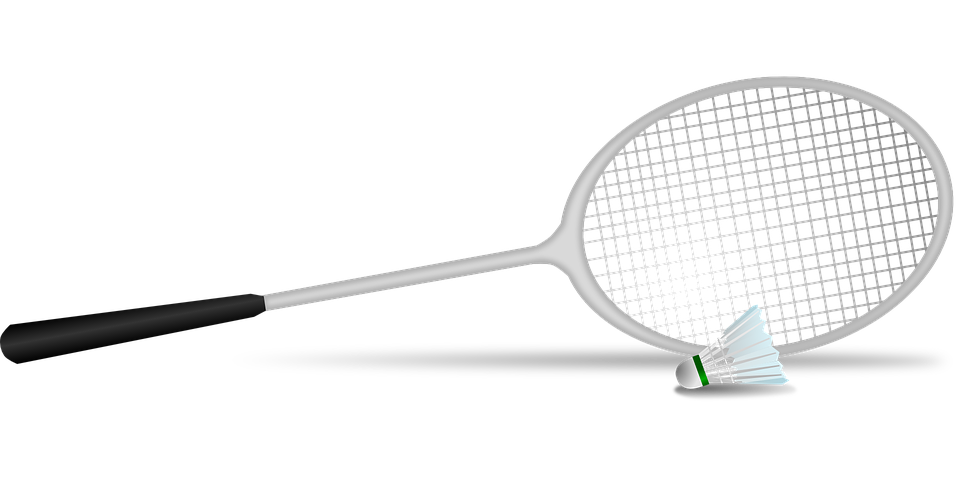 Badminton racket PNG image