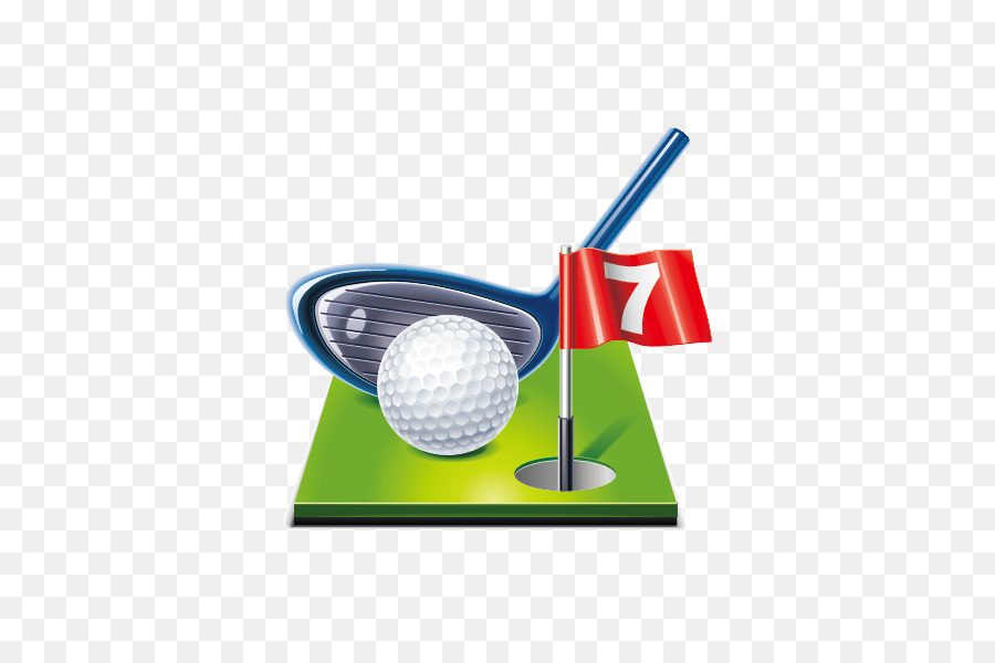 Golf Course Golf Club Golf Ball   Vector Golf - Badmintonschlager Mit Ball, Transparent background PNG HD thumbnail