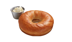 Bagel (With Cream Cheese) - Bagel And Cream Cheese, Transparent background PNG HD thumbnail