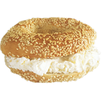 Cream Cheese Bagel - Bagel And Cream Cheese, Transparent background PNG HD thumbnail