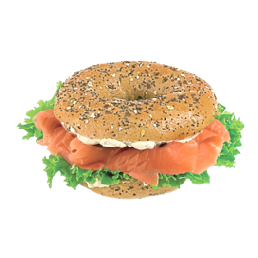 Salmon U0026 Cream Cheese Bagel - Bagel And Cream Cheese, Transparent background PNG HD thumbnail