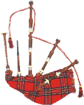 Red bagpipes, Ireland, Gules,