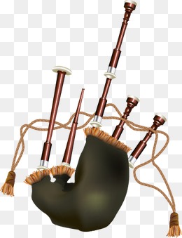 Scottish Bagpipe, Fine, Musical Instruments, Scottish Bagpipe Png And Vector - Bagpipes, Transparent background PNG HD thumbnail