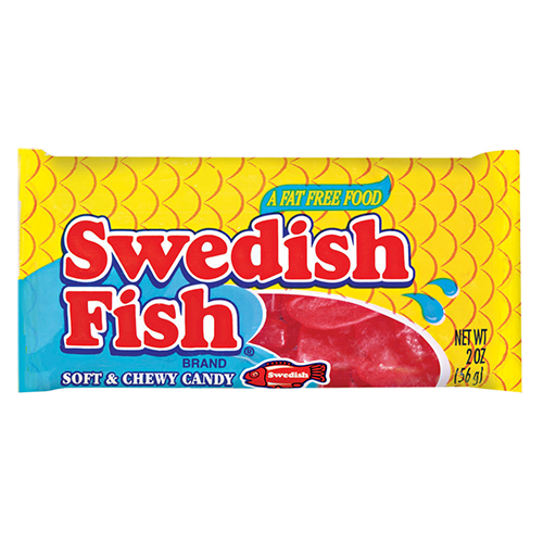 Swedish Fish Soft U0026 Chewy Candy   2 Oz. Bag | Great Service, Fresh Candy In Store U0026 Online! - Bags Of Candy, Transparent background PNG HD thumbnail