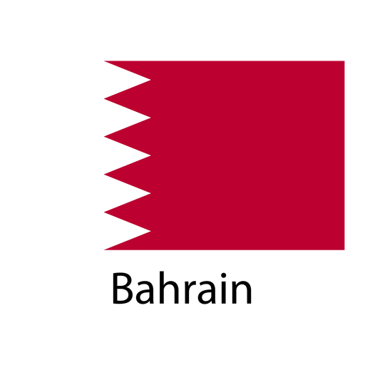 Bahrain National Flag Png - Bahrain, Transparent background PNG HD thumbnail