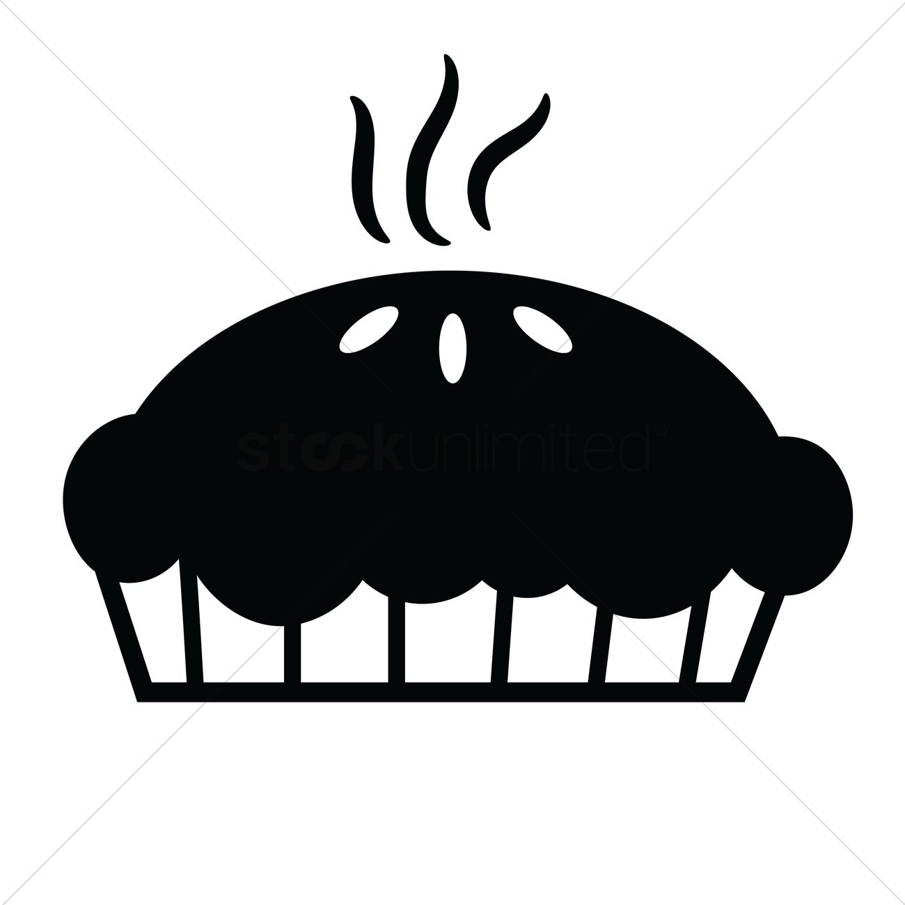 Baked Pie Vector Graphic - Baked Pie, Transparent background PNG HD thumbnail