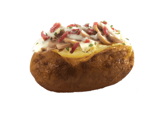 Baked Potato Carbonara - Baked Potato, Transparent background PNG HD thumbnail