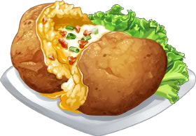 File:recipe Twice Baked Stuffed Potatoes.png - Baked Potato, Transparent background PNG HD thumbnail