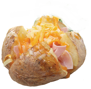 Our Speciality: Jacket Potatoes! - Baked Potato, Transparent background PNG HD thumbnail