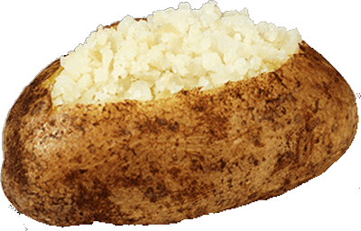Our speciality: jacket potato
