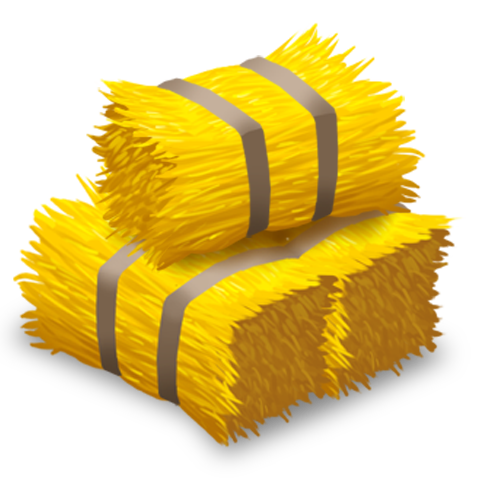 Bale Of Hay PNG-PlusPNG.com-1