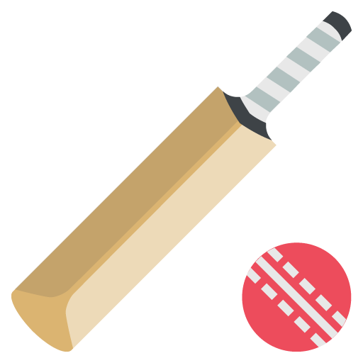 Cricket Bat And Ball Emoji - Ball And Bat, Transparent background PNG HD thumbnail
