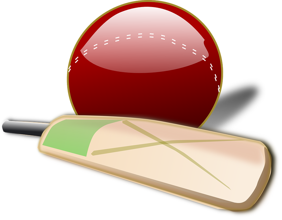 Cricket Bat Ball Britain British Game Player - Ball And Bat, Transparent background PNG HD thumbnail