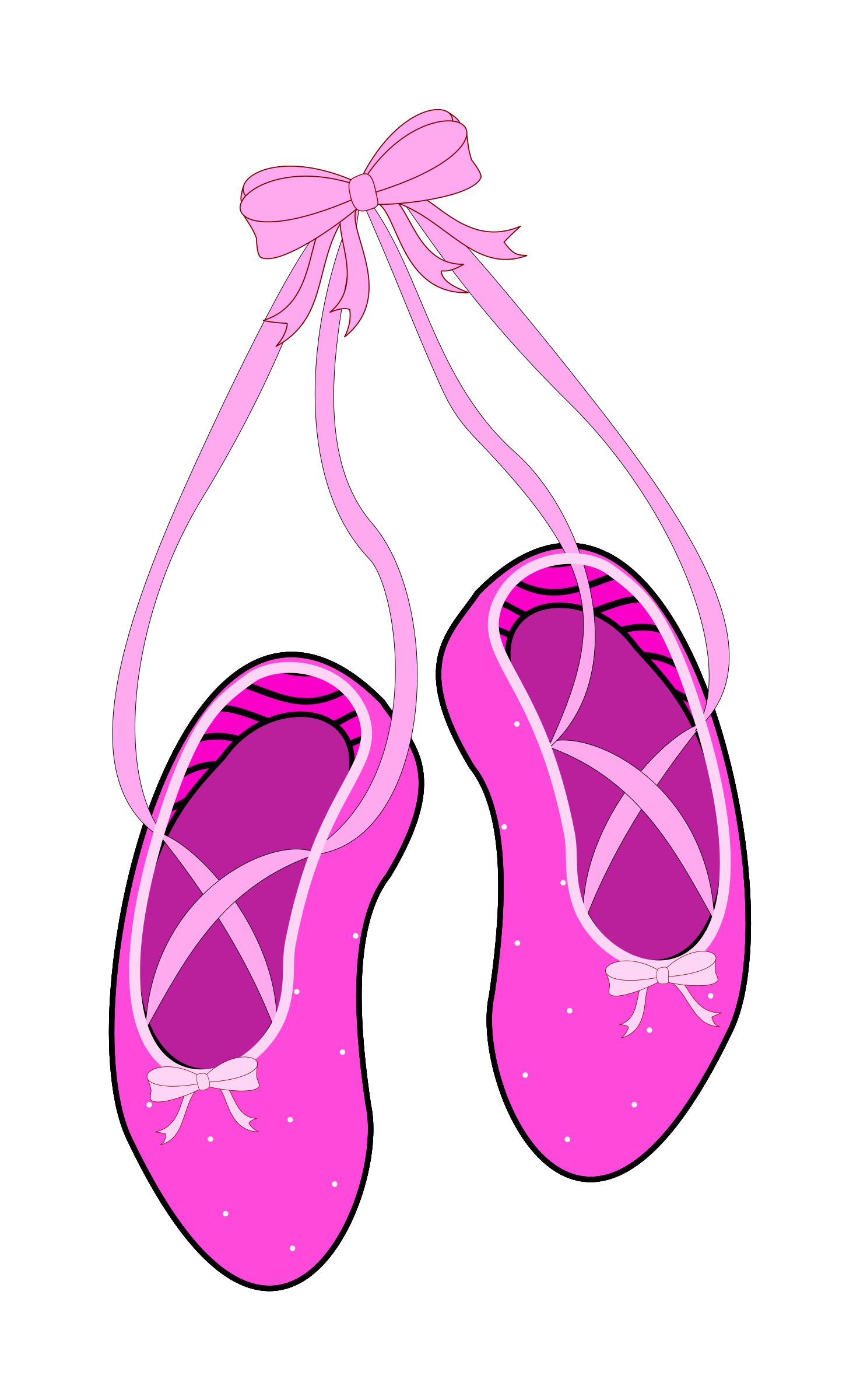 Ballet Shoes Clip Art - Clipa