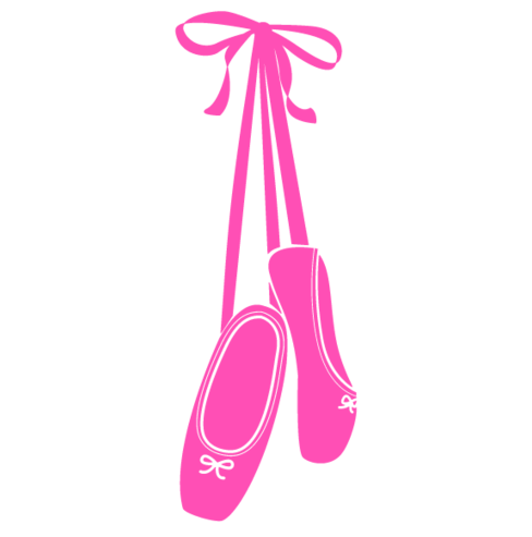 Ballet Shoes Clip Art   Clipart Library - Ballet Slippers, Transparent background PNG HD thumbnail