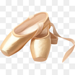 Yellowish Pink Ballet Shoes, Yellow Shoes, Pink Shoes, Ballet Shoes Png Image - Ballet Slippers, Transparent background PNG HD thumbnail