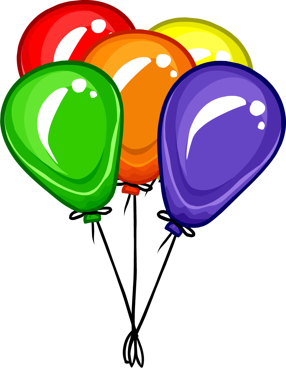 Bunch of Balloons PNG image