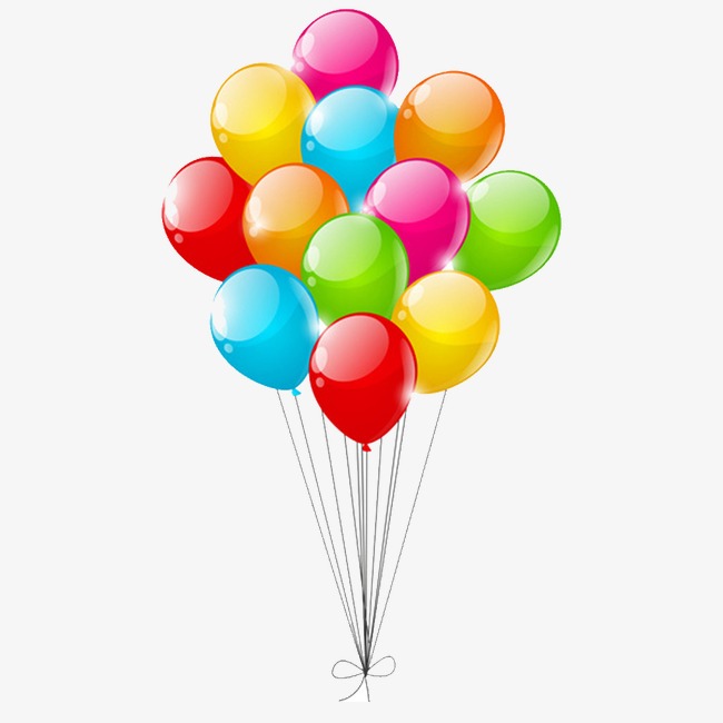 Balloon bunch png image
