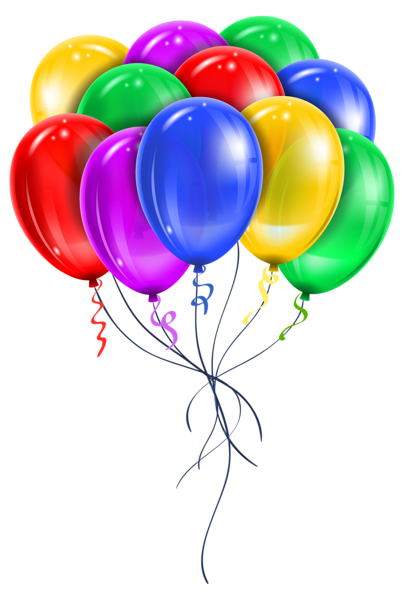 Balloon bunch png image
